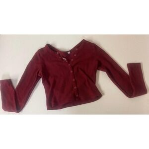 Long Sleeve Red Top Size‎ XS